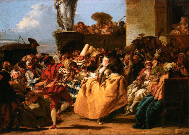Giovanni Domenico Tiepolo Carnival Scene (The Minuet) (sec XVIII)_1